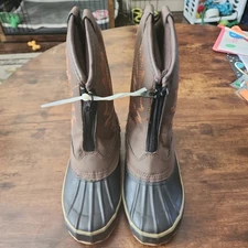 Polar Edge Snow/Rain Boots Western Style Zip Front Size 4Y