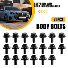 Body Bolts- x M6-1.0 16mm 17mm Long- Washer- 10mm Hex- 20 Bolts- J#180 Screws