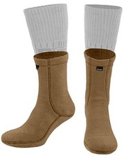 Hiking Warm 6 inch Boot Liner Socks - Military Tactical Medium Coyote Brown