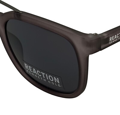Kenneth Cole Reaction Mens Plastic Frosted Grey Square  display picture 1