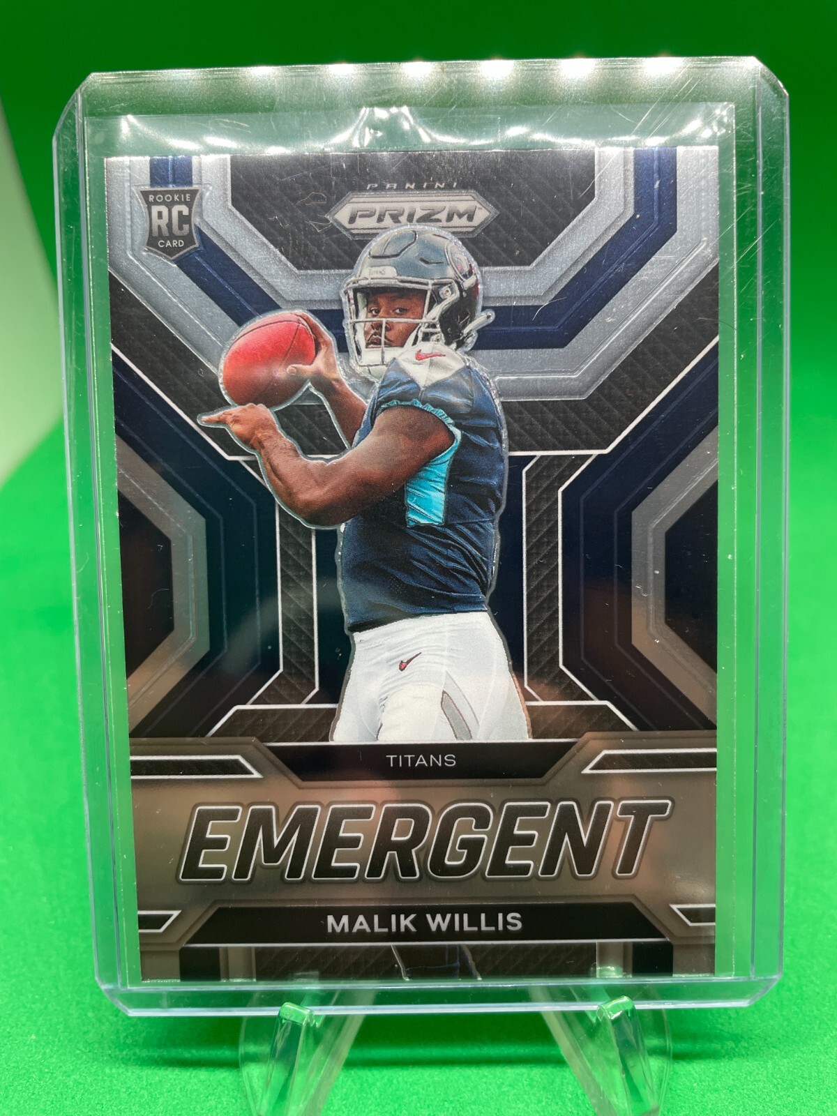2022 Panini Prizm Emergent Malik Willis #E-3 RC Tennessee Titans