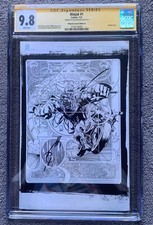 Ninjak #1 Ultimate Comics B&W Variant Valiant 2021 CGC 9.8 SS By Joe Quesada!!