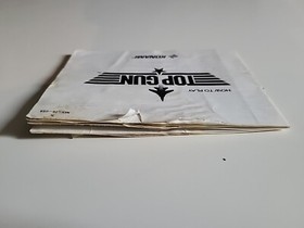 Top Gun NES Manual Instruction Booklet - Authentic / Original