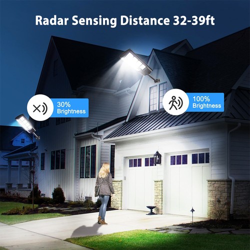 10000LM LED Solar Flood Light Motion Sensor Security Yard Street Outdoor Lamp AU - Picture 2 of 15