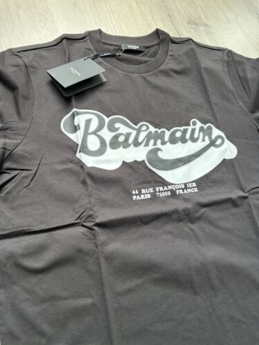 BALMAIN Black T-Shirt size L (55cm 22 inch) New (%100 Cotton) (Label Price 350€) - Picture 18 of 23