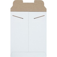 9" X 11 1/2" White Stayflats  Mailers 100 Per/Case 