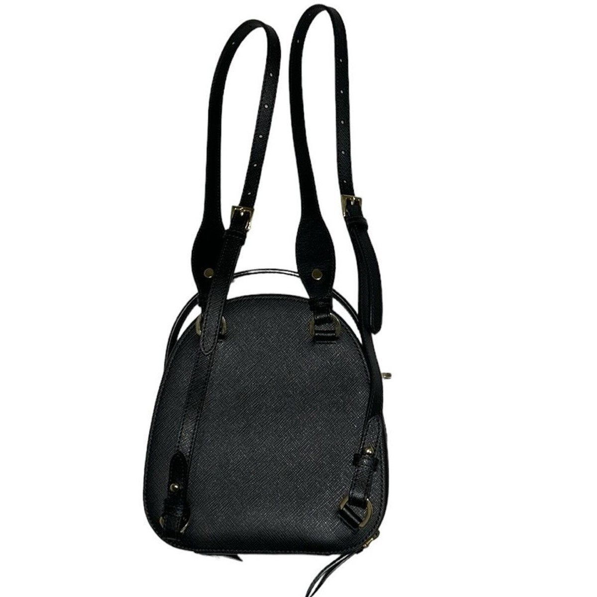 Authentic Prada Black Saffiano Lux Mini Odette Backpack | eBay