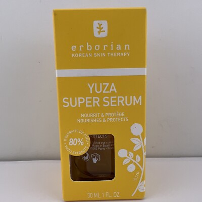 ERBORIAN Yuza Super Serum, Vitamin C Face Serum, 1 fl oz /30mL - Brand NEW!