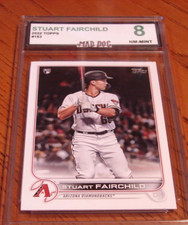 STUART FAIRCHILD Rookie****2022 TOPPS---MINT 8*****DIAMONDBACKS***Mad Dog GRADED