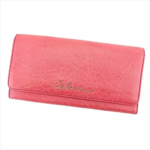 Celine 2024 wallet pink