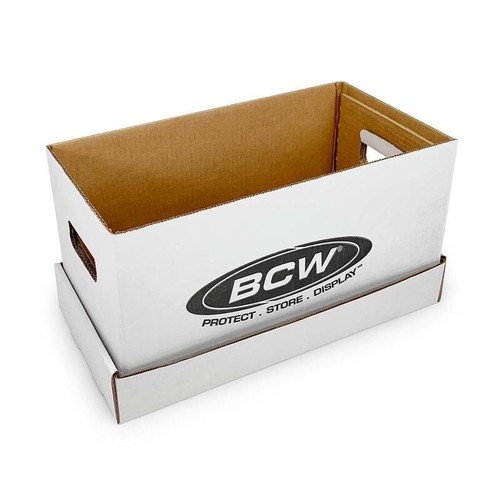 BCW Record Storage Box For 45 RPM 7" Vinyl Albums Acid Free Archival Cardboard eBay