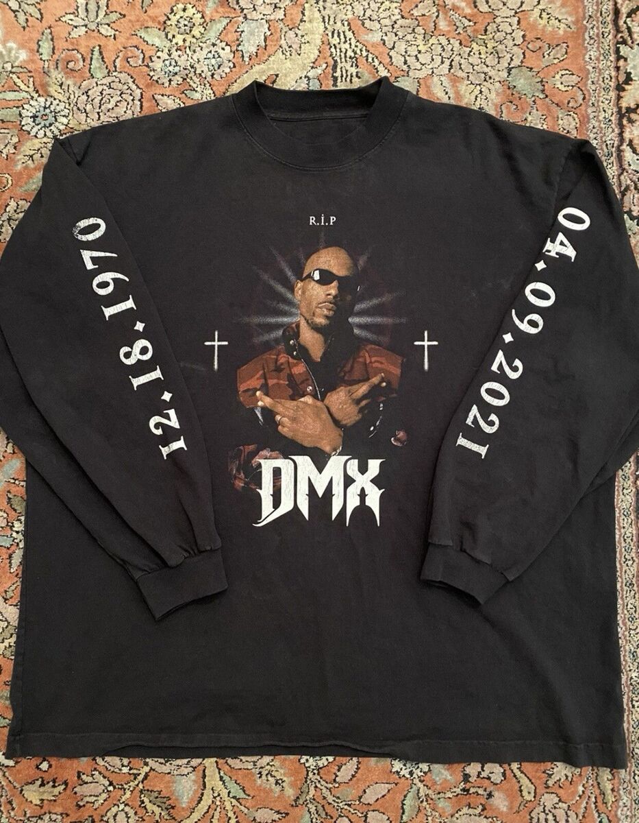 Yeezy x Balenciaga DMX Tribute Shirt Long Sleeve Kanye RIP Yeezy x Balenciaga DMX Tribute Shirt Long Sleeve Kanye RIP