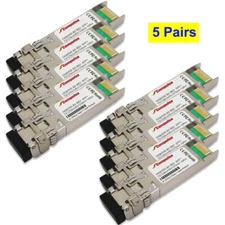 10PK (5 Pairs)- 10km 10G BiDi SFP+ Transceiver for Edge-Core ECS4130-28T