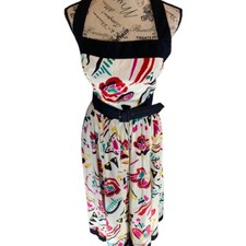 Vintage Choon 80  s Multicolored Halter Dress