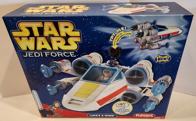 Star Wars 2004 EBAY EXCLUSIVE Playskool Jedi Force X-Wing w/ Luke & R2-D2 SEALED