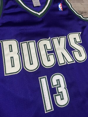 Puma Milwaukee Bucks Jersey Authentic Glenn Robinson #13 Sz 44