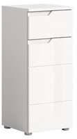 Xonox.Home Badschrank Standschrank Unterschrank Badkommode Solero Weiß 38X87 Cm