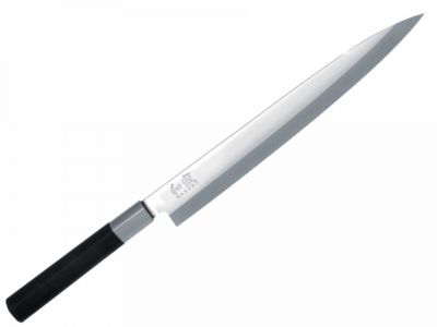 KAI Wasabi Black 6724Y Yanagiba Sushi Messer Japan Edelstahl schwarz 24 cm