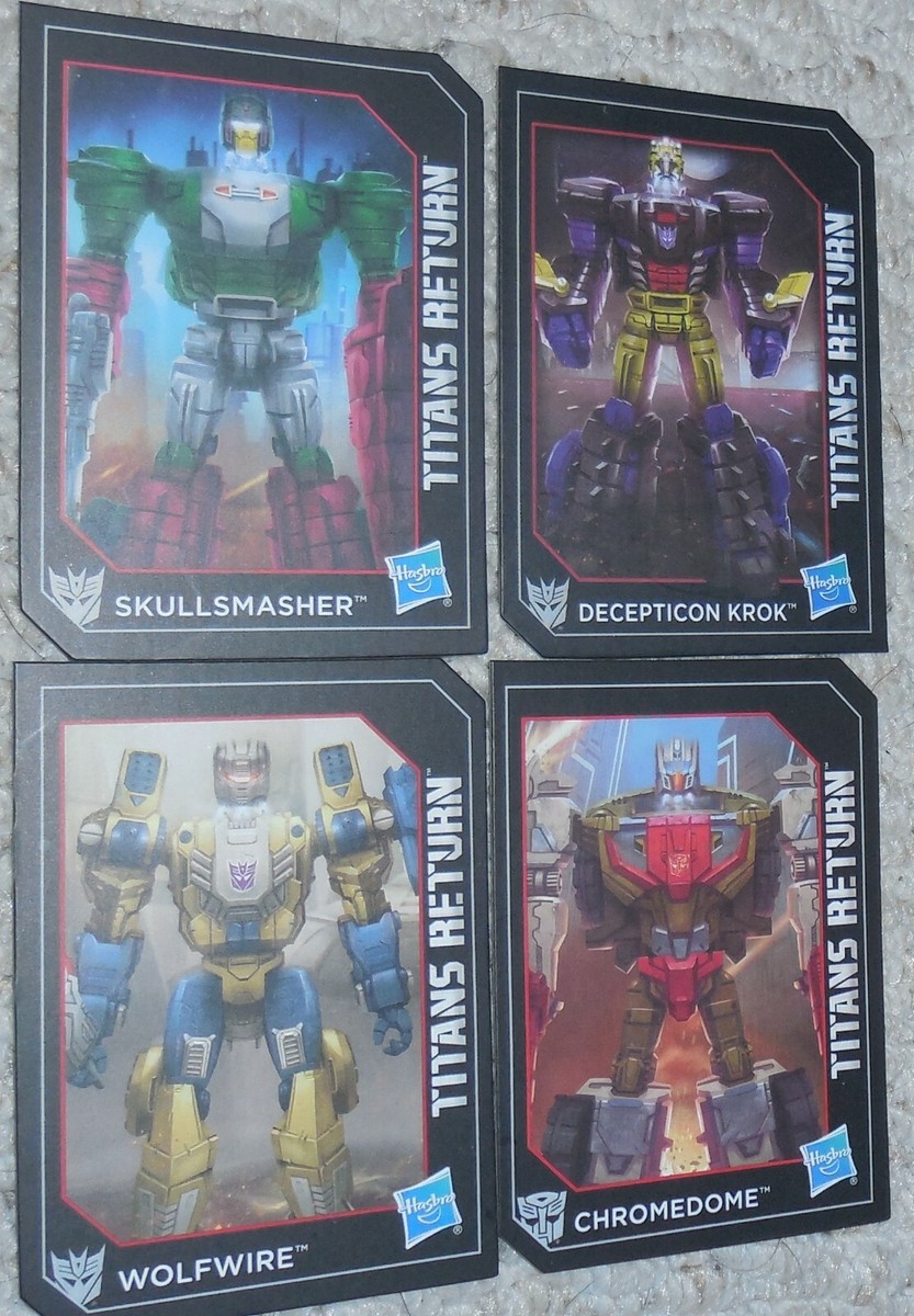 Transformers Titans Return Card Lot Generations WOLFWIRE KROK
