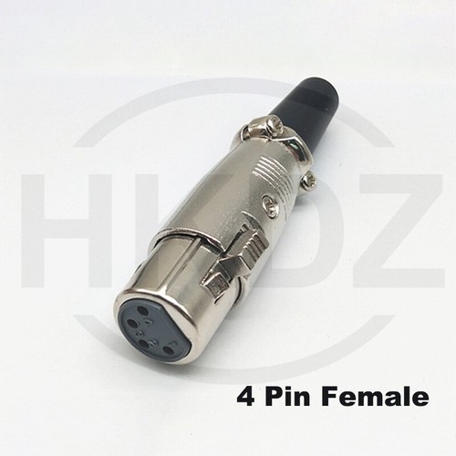 XLR-Buchse Stecker Steckverbinder Mikrofonkabel männlich weiblich 3,4,5-polig - Bild 14 von 16