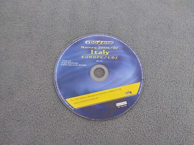 Navi CD VDO Dayton ITALIA ITALIEN 2006/2007 OPEL CD 70 NAVI BMW MK1 MK2 MK3 MK4