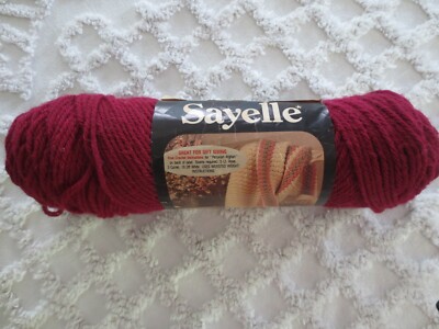 3-1/2 oz. Skein Caron SAYELLE 100% Orlon  4-Ply  #1075 MULBERRY  YARN