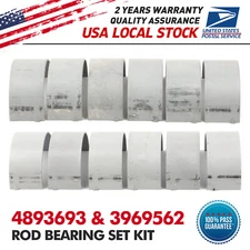OEM 12PCS For 89-02 Cummins Dodge Ram 5.9L 12V 24V Standard Rod Bearing 3969562