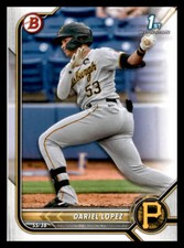 2022  Bowman 1st Edition Dariel Lopez #BPPF-56 Pittsburgh
