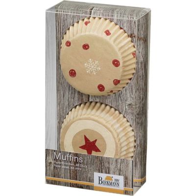 Birkmann Muffin Papierförmchen LITTLE CHRISTMAS 48St Muffinförmchen Weihachten