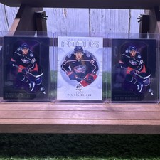 Luca Del Bel Belluz 3 Card Lot - 2024-25 Metal Universe (2), SP Authentic Hockey