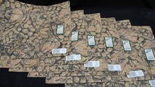 Set of 6 John Matouk Autumn Nocturne Antique Placemat Set NWT 17" x 13" USA Made