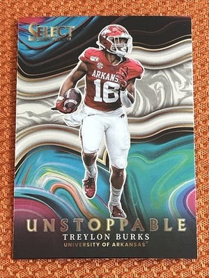 2022 Panini Select Draft Picks - Unstoppable Treylon Burks #US-TB (RC)