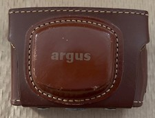 Vintage Argus A-four A4 35mm Camera Cintar Lens f/3.5 44mm Leather Case Untested