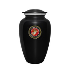 United State Marine Corps Cremation Urn Adult Human Ashes 10 Inch Urns w/Bag