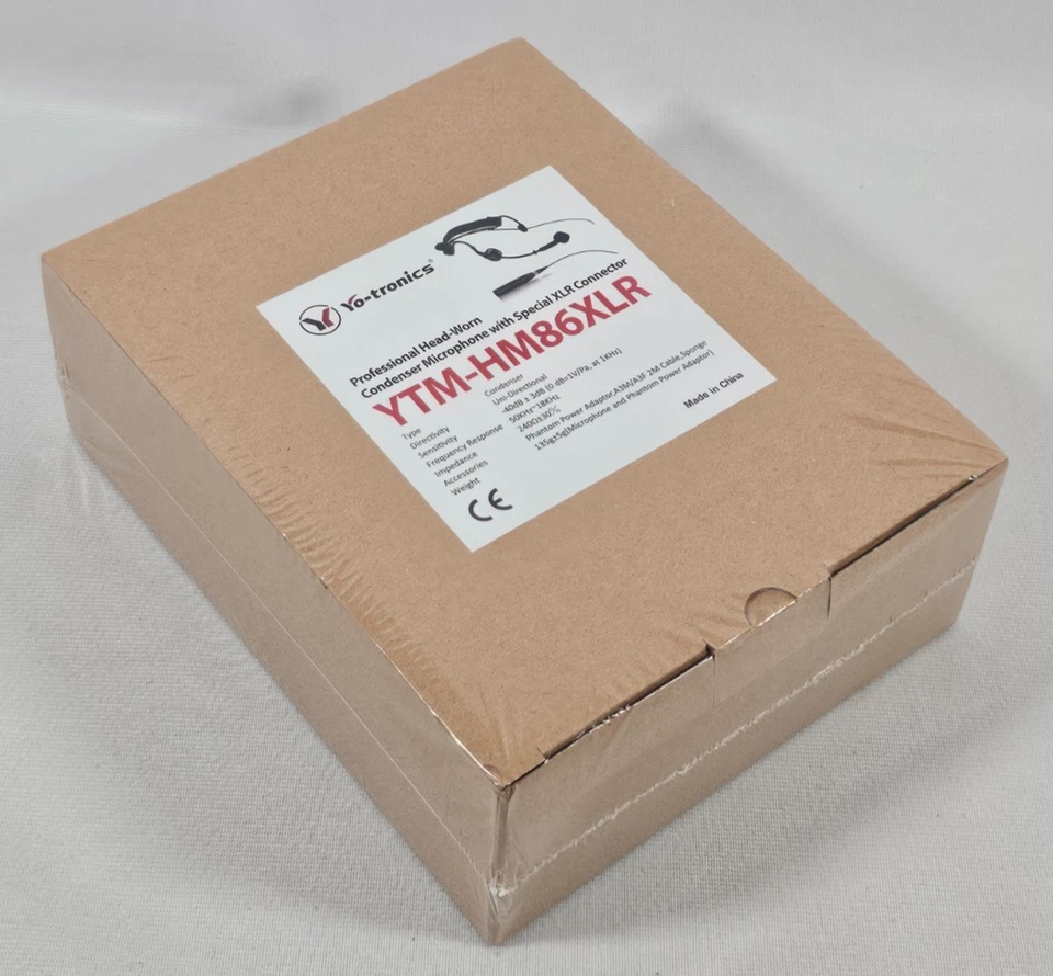 Headworn Condenser Microphone Mini 3 Pin XLR TA3F Plug Gooseneck Boom 2M Cable - Image 2 of 4