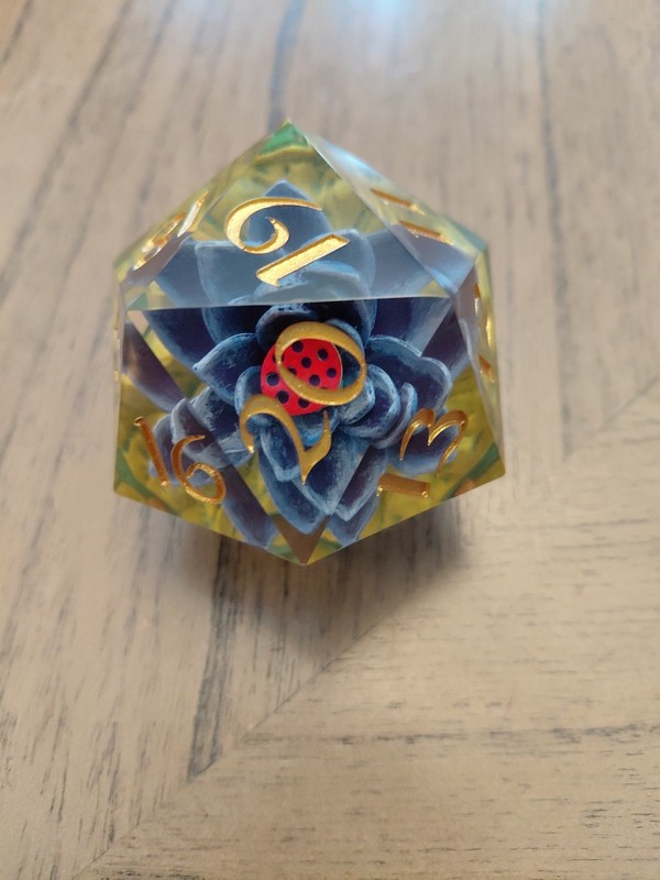 Magic The Gathering Black Lotus 54MM Spindown D20 Dice Die MTG Sirius New!