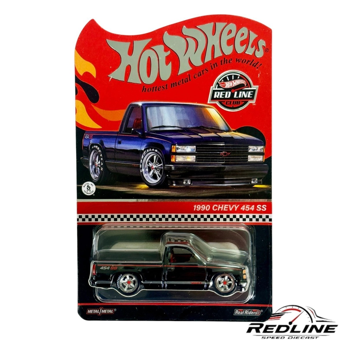 ホットウィール　RLC レッドラインクラブ　シェビー454 SS　黒 🇺🇸🇺🇸Hot Wheels Redline Club 1990 Chevy 454 SS Black H33