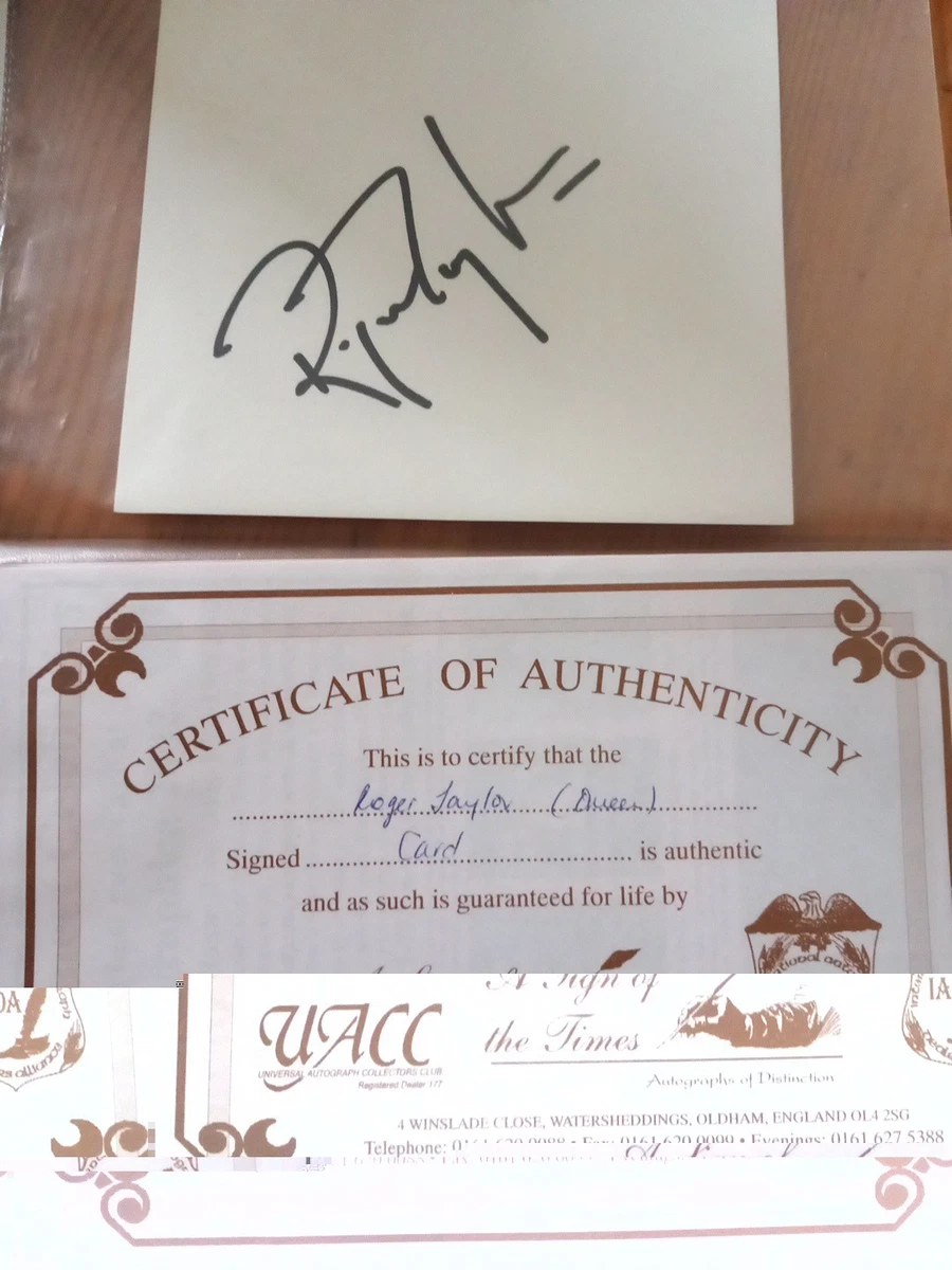 queen autograph products for sale | eBay UK
