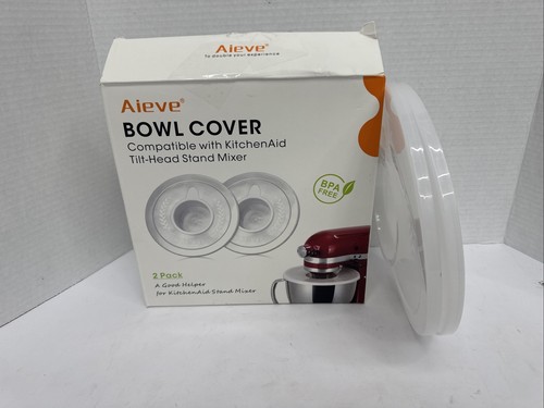 AiEVE Kitchenaide Mixer Bowl Covers, Mixer Splatter Guard Lids for 4.5-5Qt