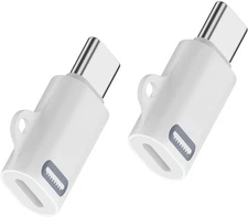 iPhone 15 Charging Adapter,MFi Certified USB C Male to Lightning off White-2 