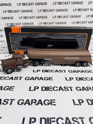 IXO Models 1955 Peterbilt 281 Tanker Truck Trailer DUEL Movie 1:43 Diecast