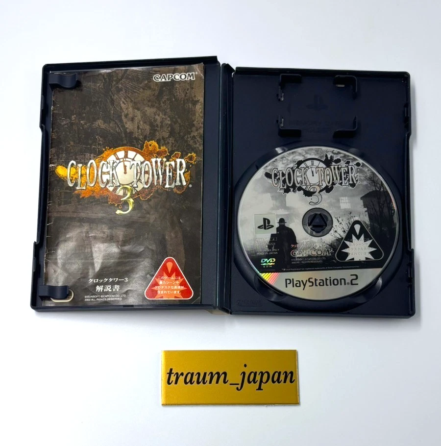 Clock Tower 1 2 3 3 Games Set PS1 PS2 PlayStation with Manual Japan Tested - Image 4 of 4