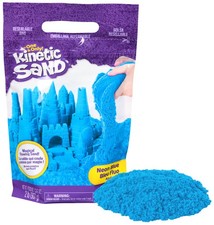 , 2lbs Blue Play Sand, Moldable Sensory Toys for , Resealable Bag Packaging ...