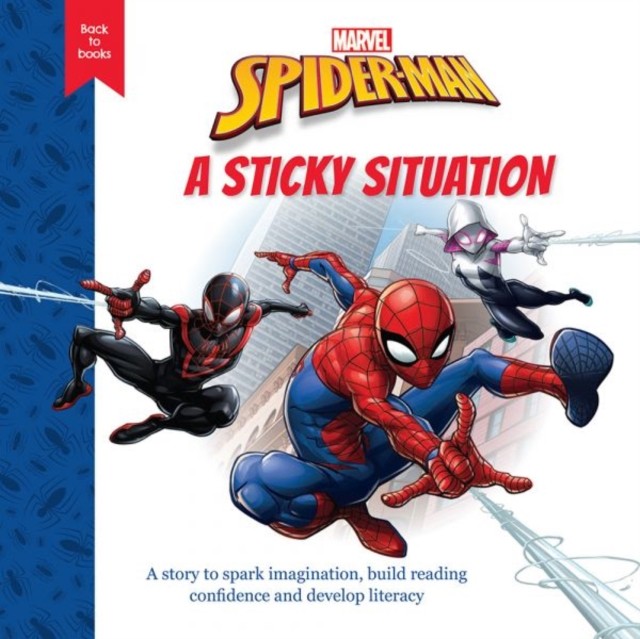 Disney Back to Books: Spider-Man - A Sticky Situation by Disney (Hardback Book)