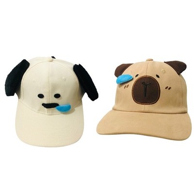 Novelty Snotty Dog Baseball Hat Adjustable Snapbacks Caps Headwear for Everyday