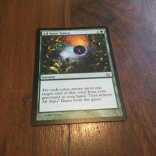 All suns' dawn magic the gathering collectable card game MTG