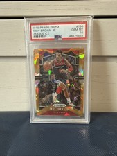 2019 Panini Prizm Troy Brown Jr Orange Ice #196 