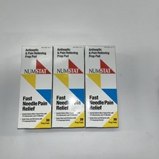 Antiseptic Numbing Wipes for Needle Pain Relief, 2-In-1 Formula Exp 8/26