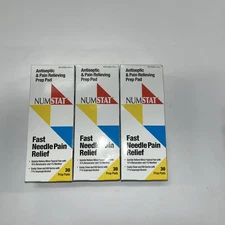 Antiseptic Numbing Wipes for Needle Pain Relief, 2-In-1 Formula Exp 8/26