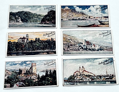 1899 Stollwerck Trade Card Lot - Album 3 Group 115 River Danube views